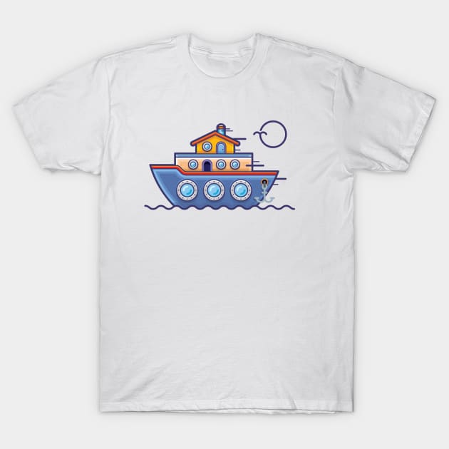 Boat Toy T-Shirt by dandragomir